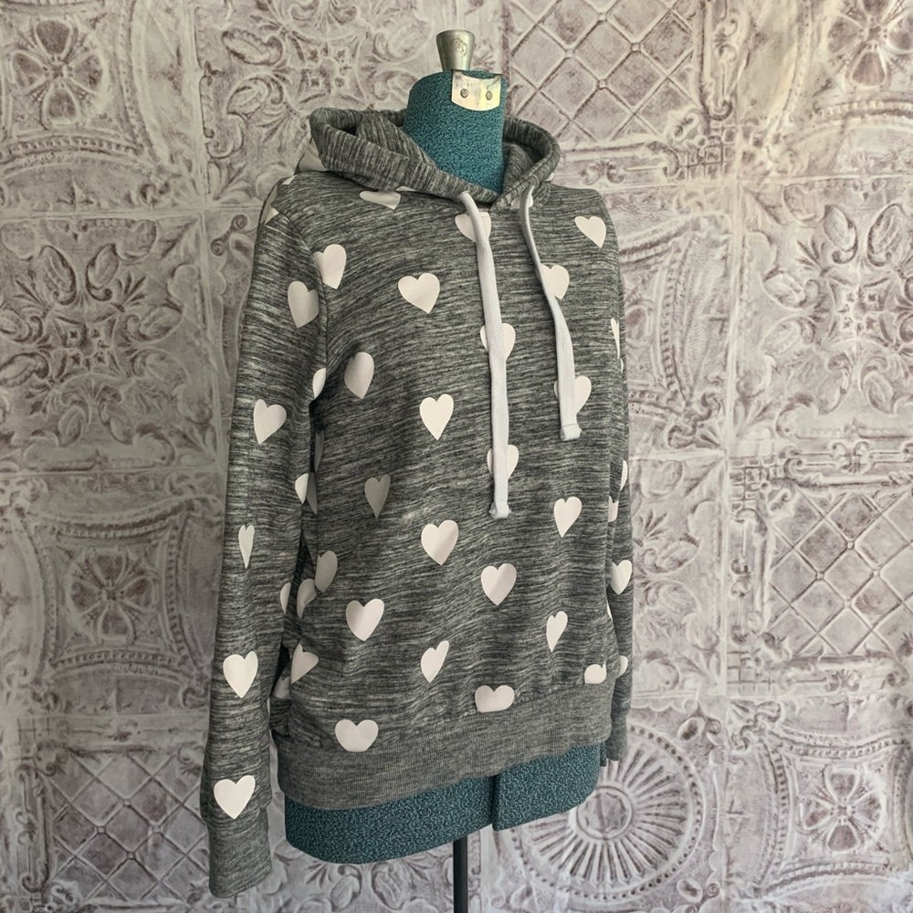 Maternity hooded sweatshirt